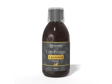 Lipozomálny extrakt Cordyceps (40% polysacharidy) 200 ml Herbatica